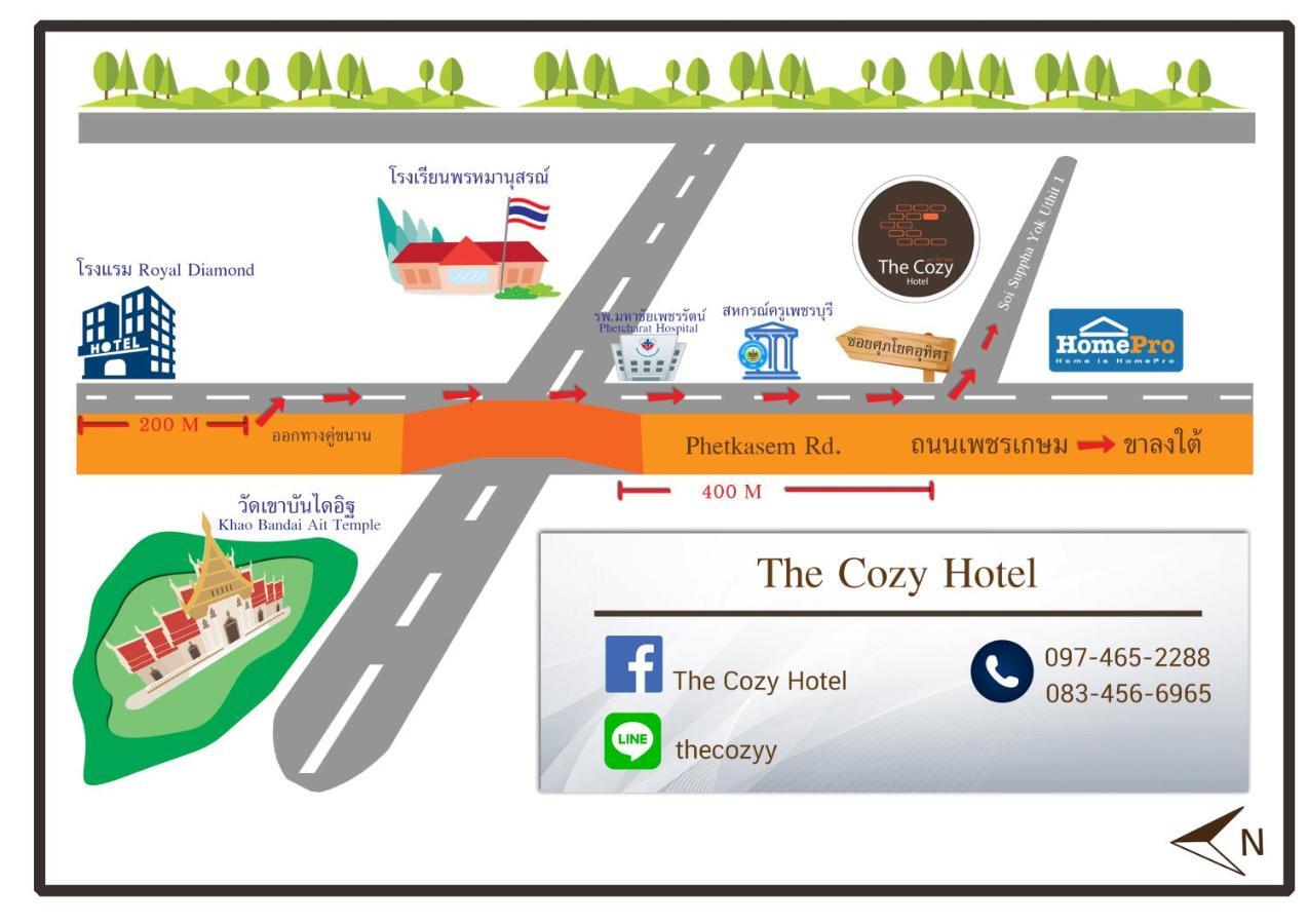The Cozy Hotel Phetchaburi Extérieur photo